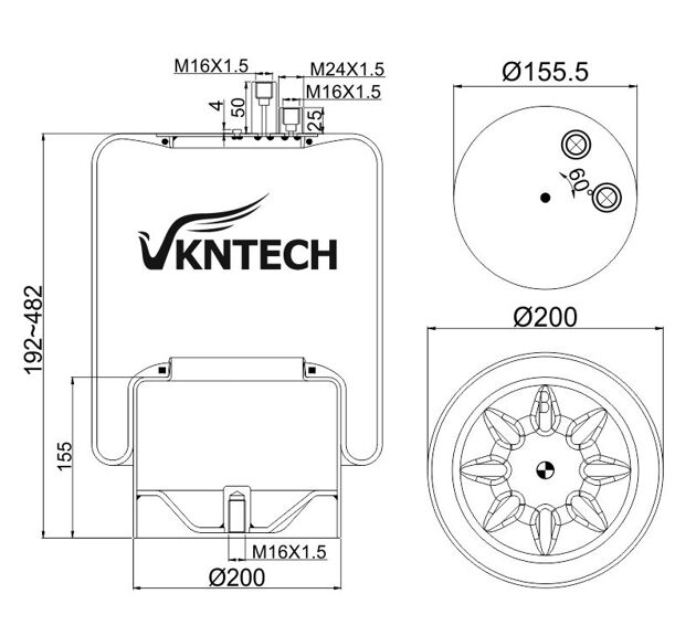 TRUCK  AIR SPRING FOR MERCEDES BENZ A 942.320.04.21  Contitech 4390NP03 REPLACE BY VKNTECH 1K4103 MERCEDES BENZ AIR SPRING ATROS MP2MERCEDES BENZ A 942.320.04.21  Contitech 4390NP03