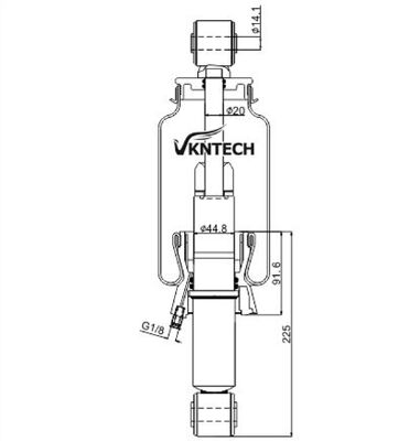 캐빈 에어 스프링 1076855 20889134 20427897 20721169 20775212 Sachs 895213A Monroe CB0006 VKNTECH 1S5077으로 교체 고품질 캐빈 에어 스프링